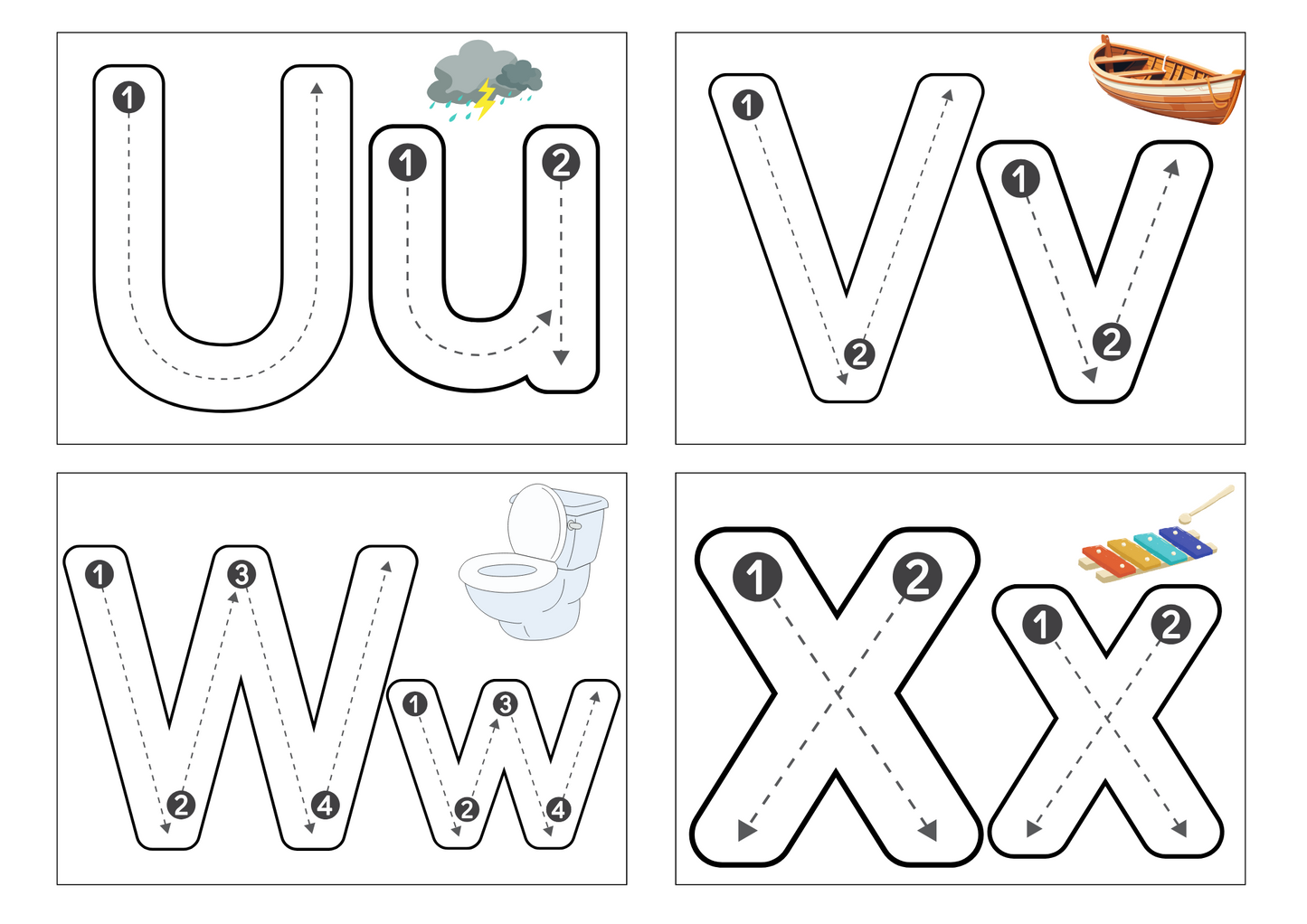 abc harjoituksia lapsille