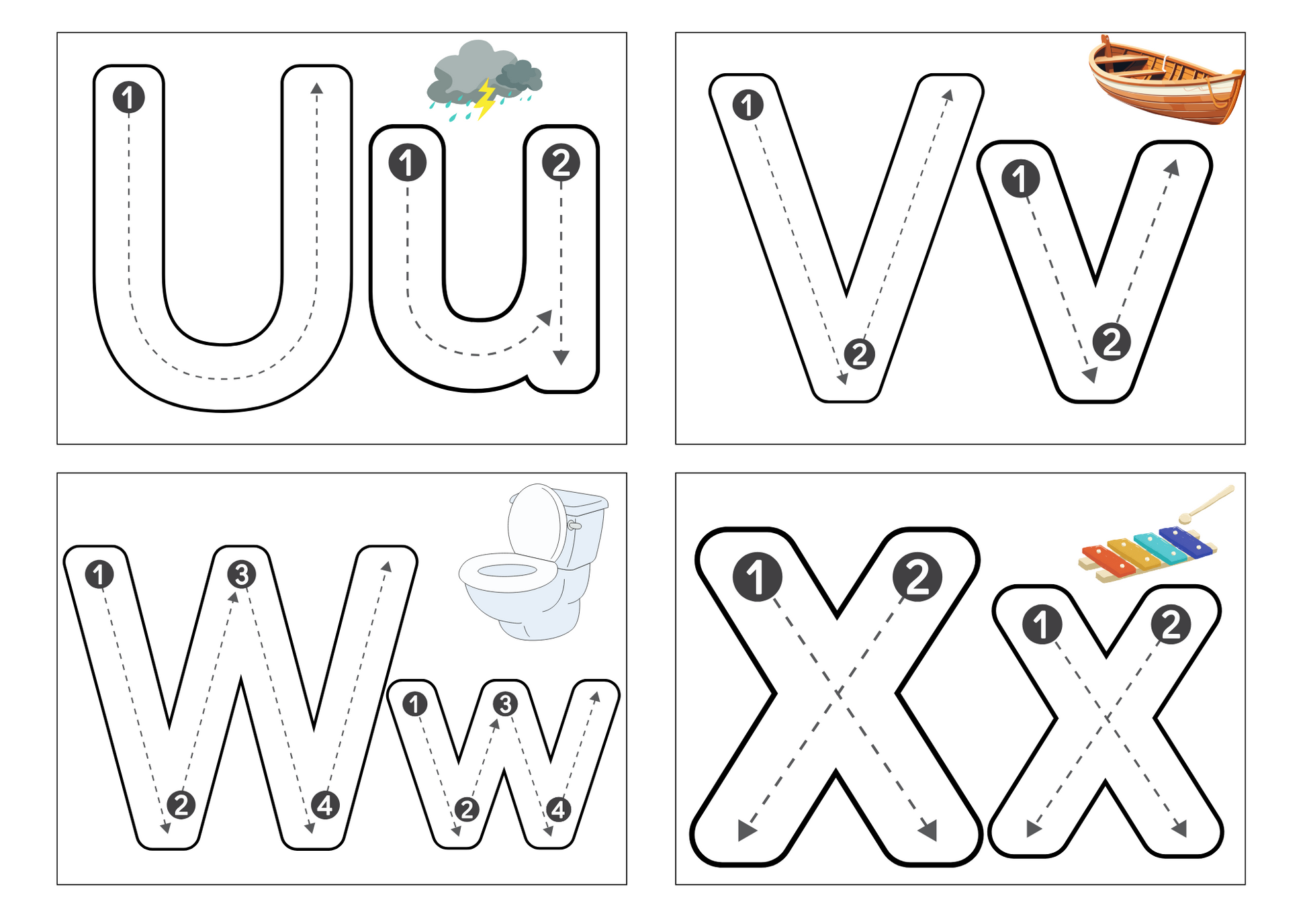 abc harjoituksia lapsille