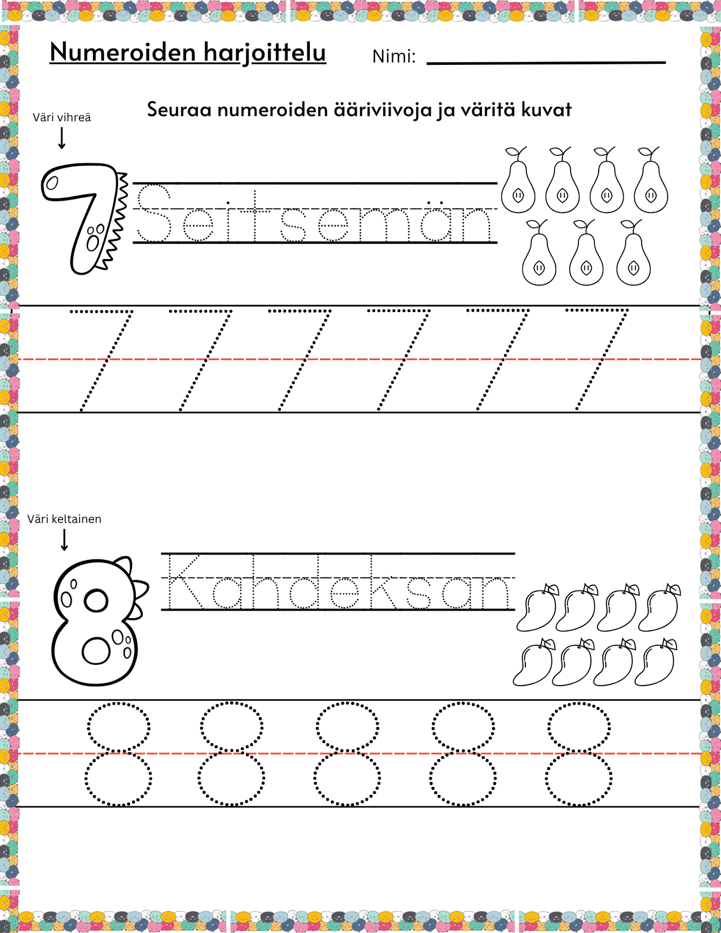 eskarilaisen harjoituksia