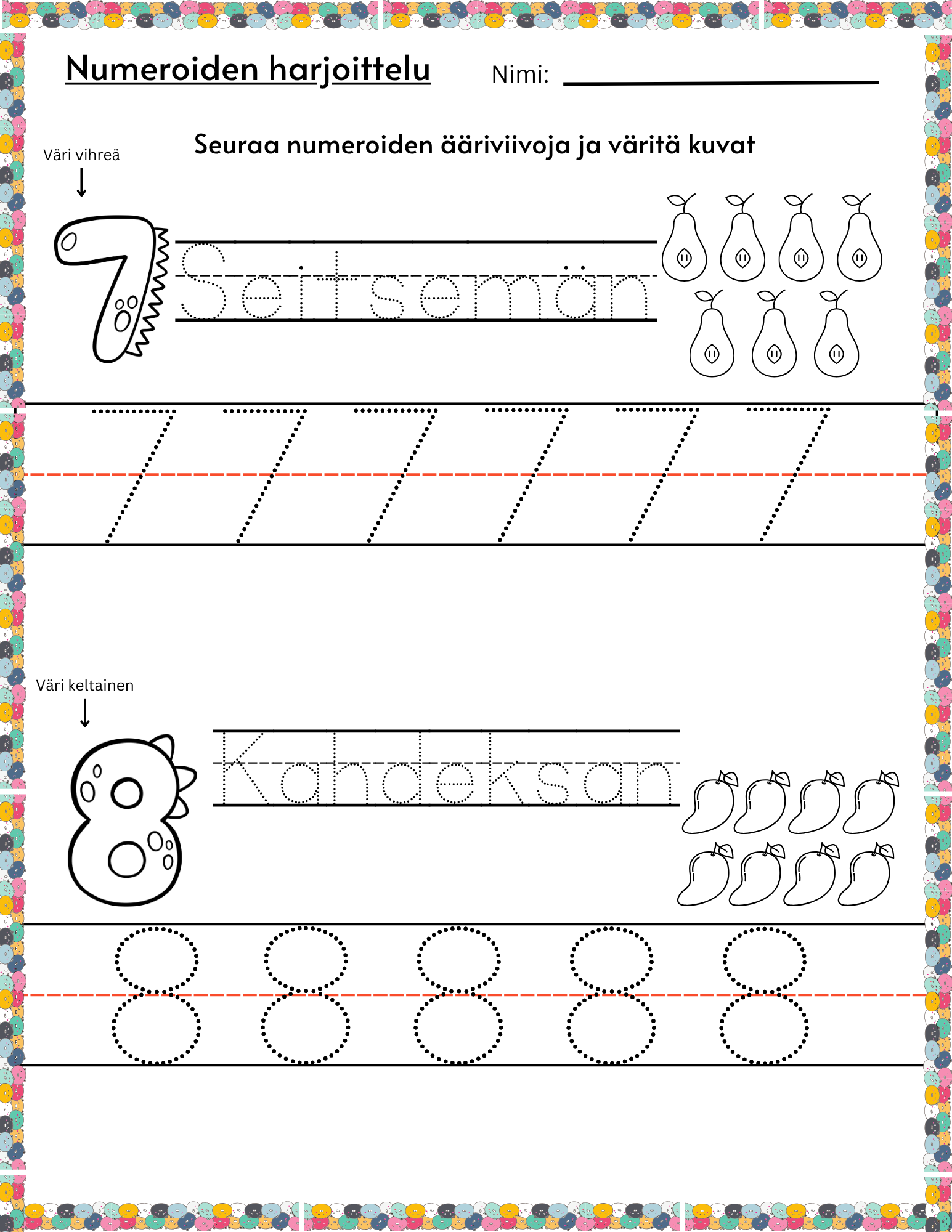 eskarilaisen harjoituksia
