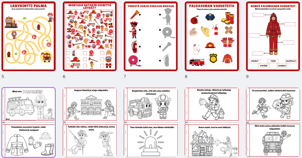 lapsille hauskaa puuhaa 