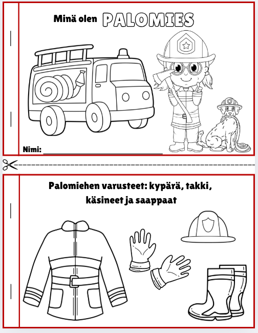 palomies puuhakirja lapsille